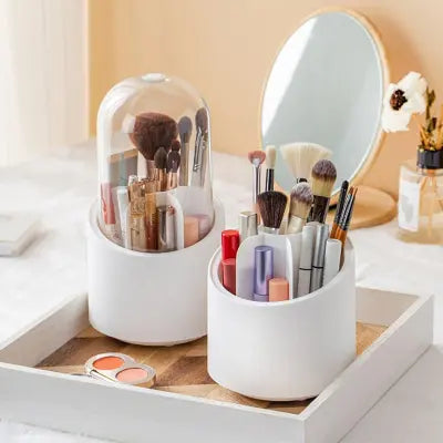 360Rotate Makeup Brush Storage Capsule Shape Box