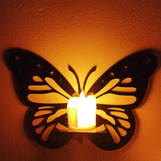 3 Pcs Nature-Inspired Wooden Butterfly