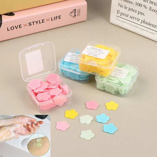 Travel Flower Soap Paper