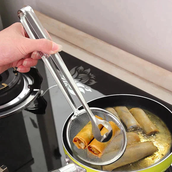 2 In 1 Frying Strainer Spoon