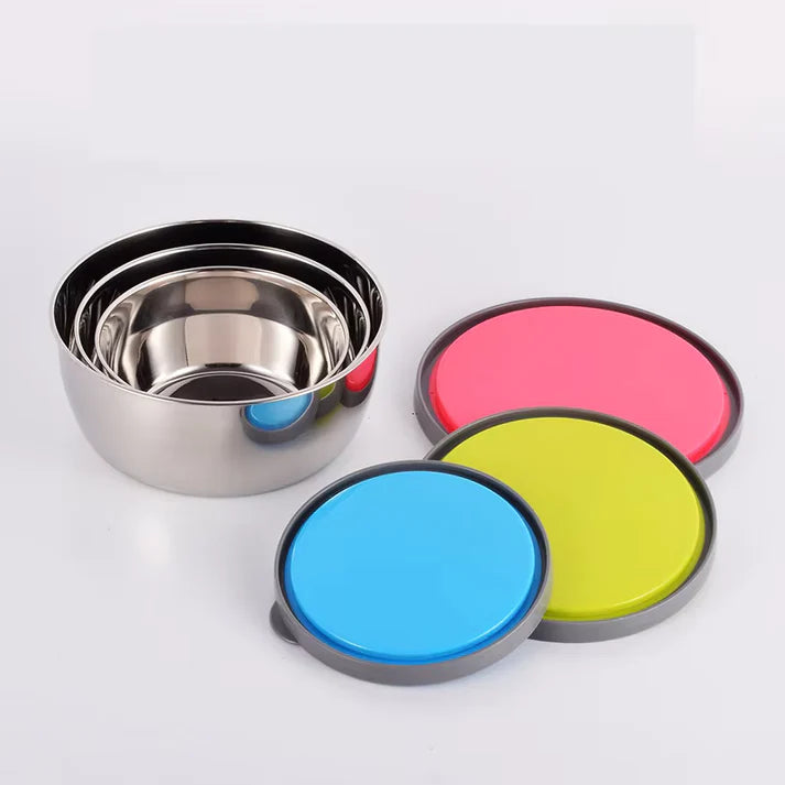 3Pcs Food Container with Lid