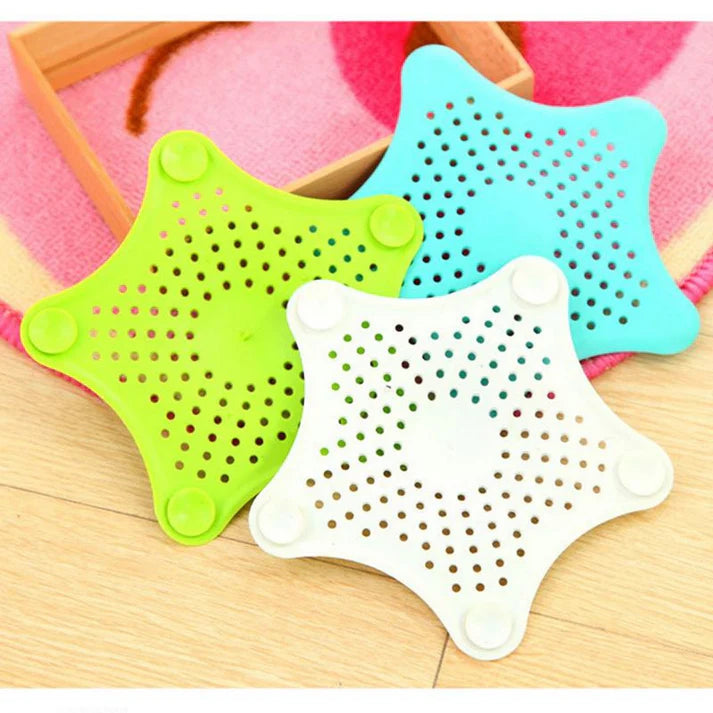 3-Piece Star-Shaped Silicone Sink Filters