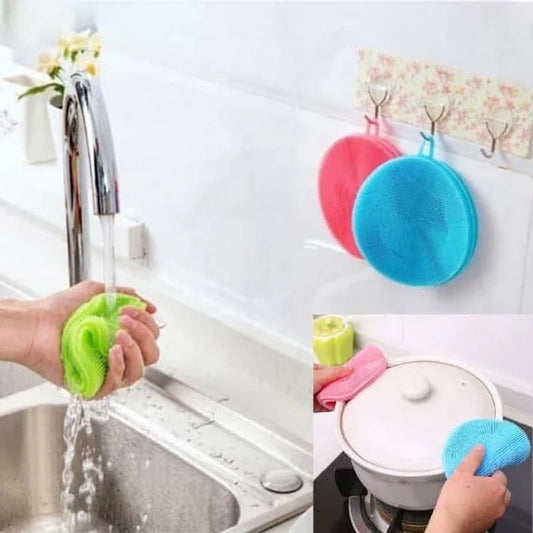 3-Pack Soft Silicone Scrubbers
