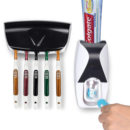 Hands Free Toothpaste Black Dispenser