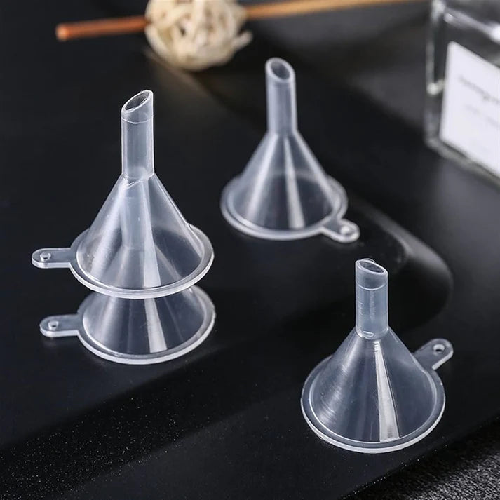 3 Piece Clear Mini Funnels For Easy Pouring