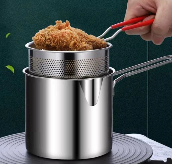 All In One Fryer Pot With Strainer