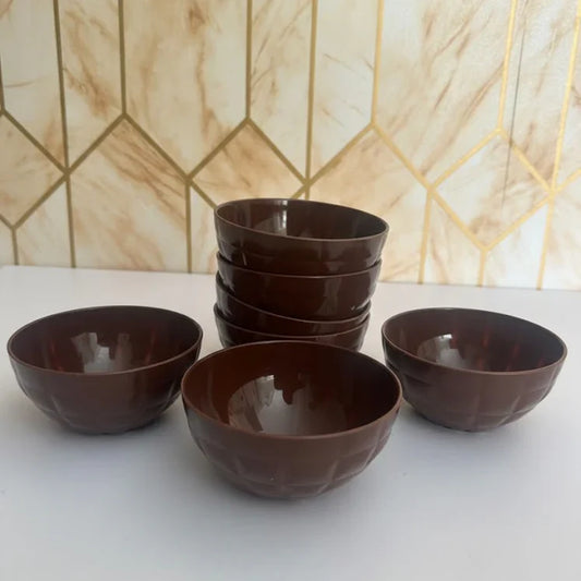 6 Piece Serving Bowls For Fruits, Desserts & Snacks