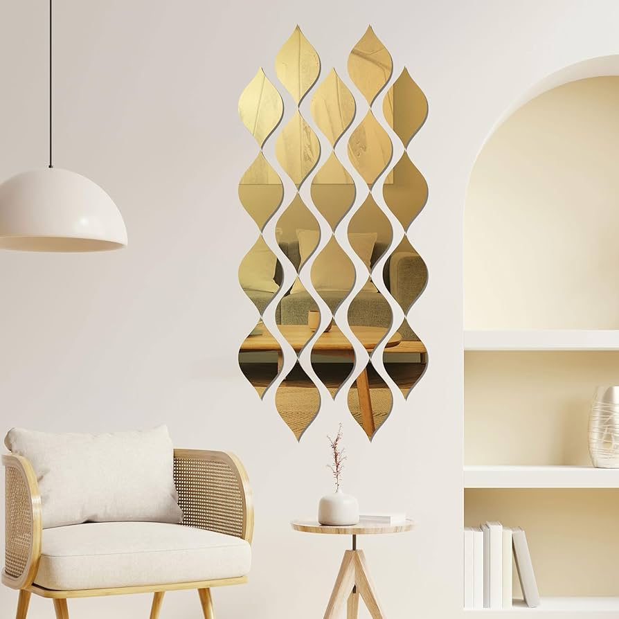 12 Pcs Acrylic Wall Design Decals For Stylish Home Decor