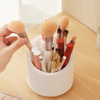 360Rotate Makeup Brush Storage Capsule Shape Box