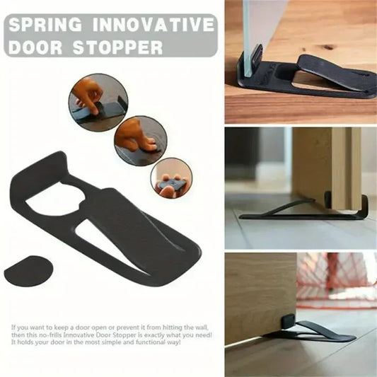 Flexible Door Stopper With Wall Protection Home Safety Accessory