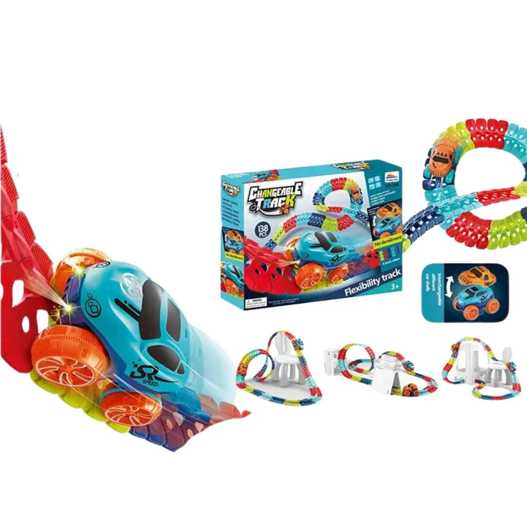 138 Piece Race Car Set