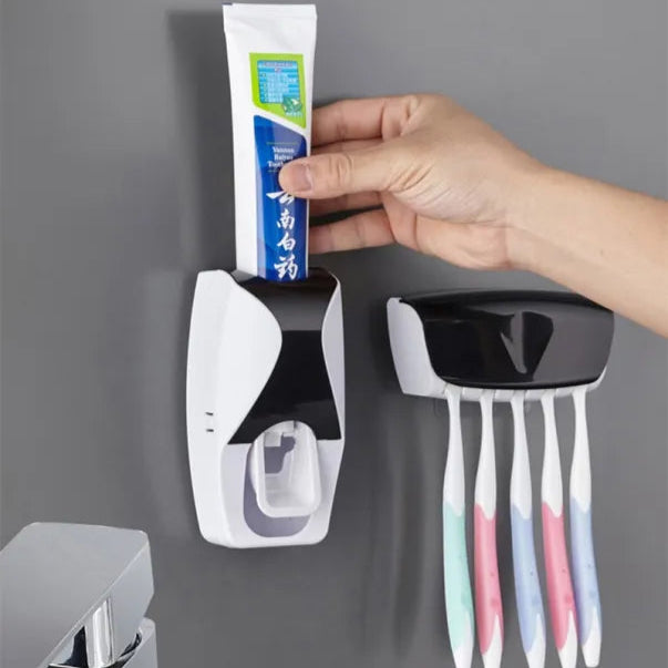 Black Toothpaste Dispenser, Home and Living