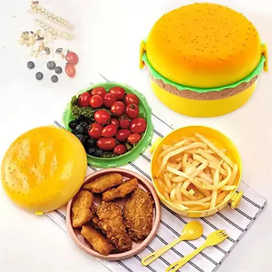 Burger Shape Lunch Box