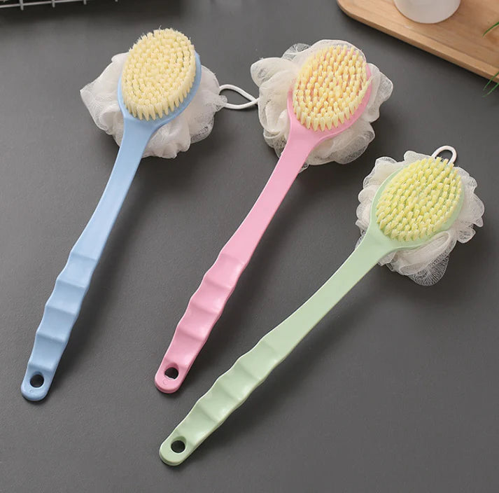 Non-Slip Long Handle Loofah For Shower