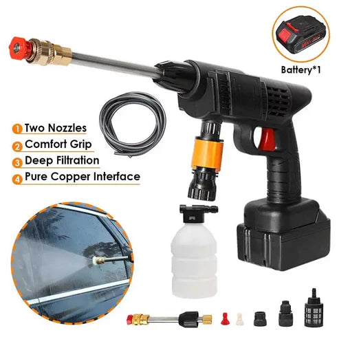 Handheld Wireless Car Wash Spray Tool