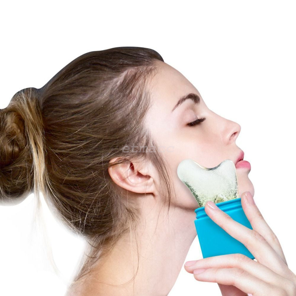 Ice Mold Gua Sha Silicone Facial Roller