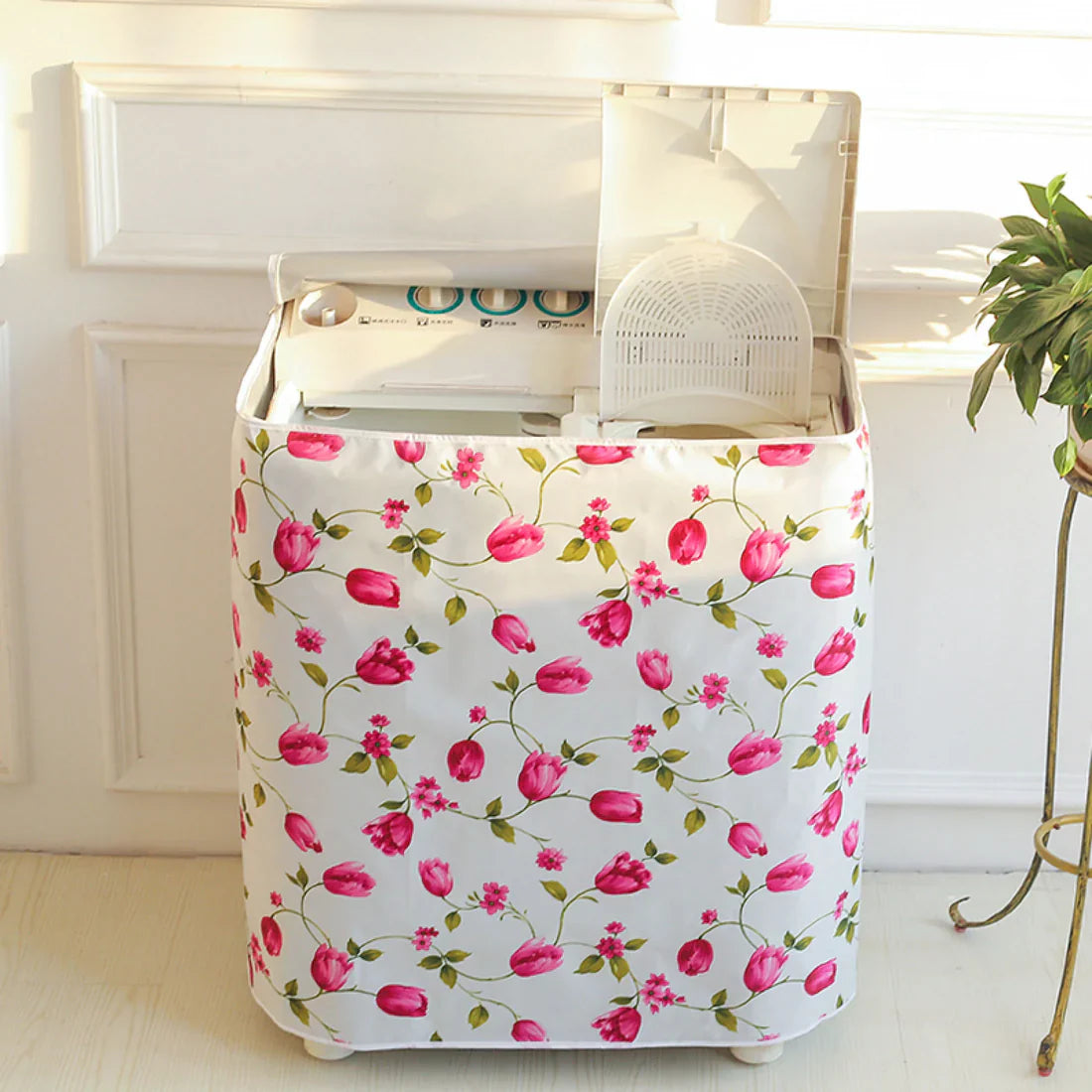 Imported Double Washing Machine Cover
