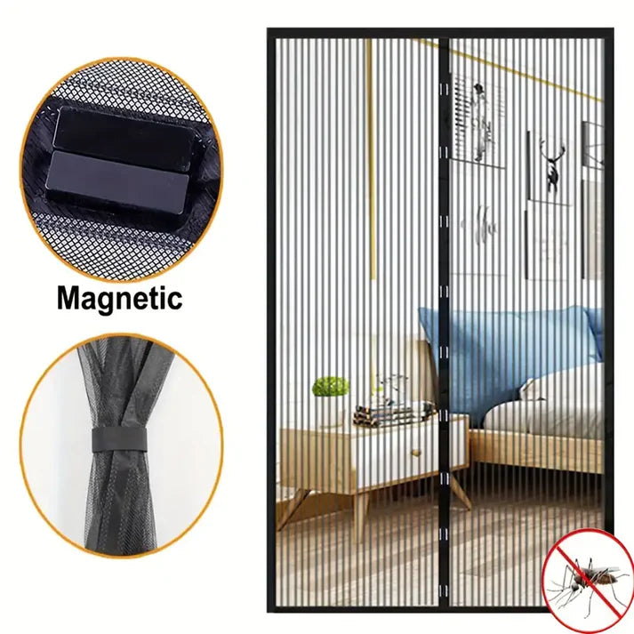 Heavy Duty Magnetic Mesh Curtain