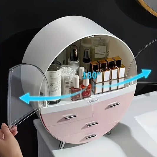Oval Shaped Cosmetic Organizer, Jewerly Organizer