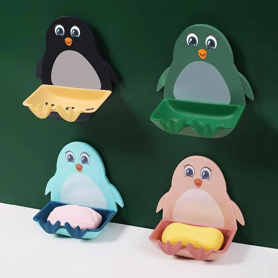 Icy Waddle Penguin Soap Tray
