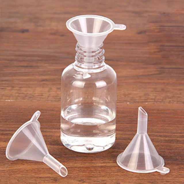 3 Piece Clear Mini Funnels For Easy Pouring