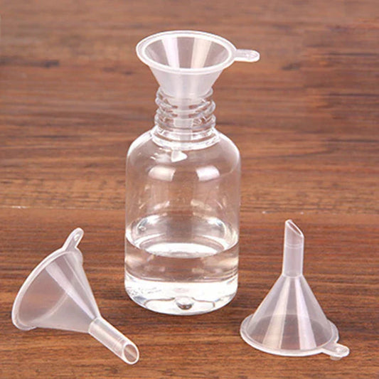 3 Piece Clear Mini Funnels For Easy Pouring