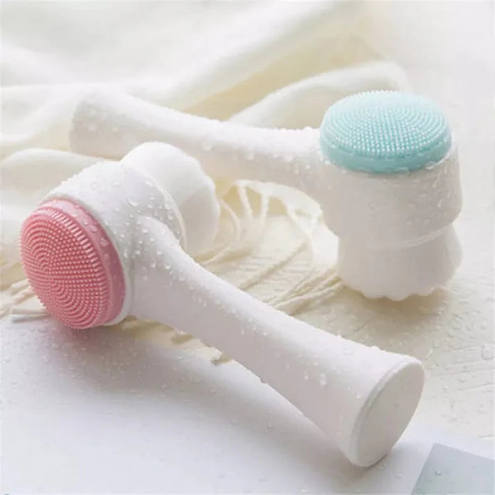 1 Pcs Double-Sided Facial Scrubber
