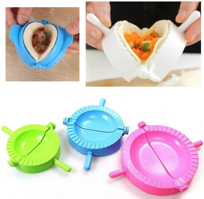 3-Piece Plastic Samosa Maker Dough Press Set