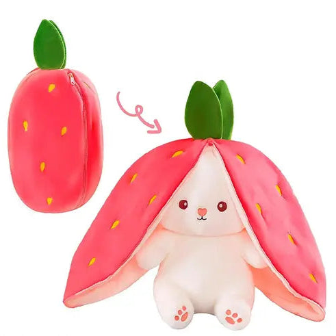 (25Cm/10Inch) Strawberry Bunny Plush