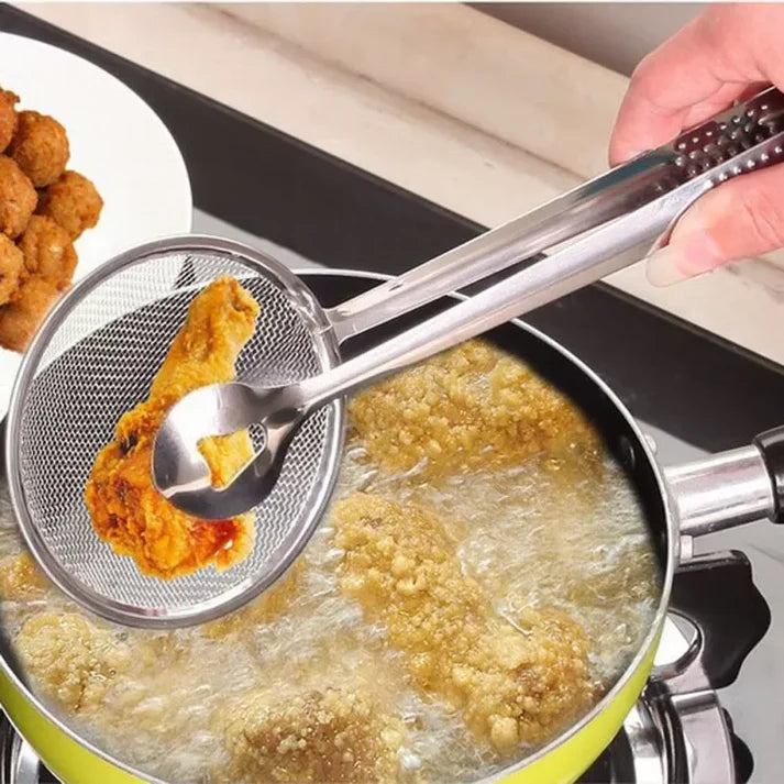 2 In 1 Frying Strainer Spoon