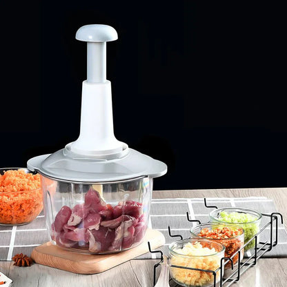 1.5L Hand Push Chopper, Kitchen Accessories 