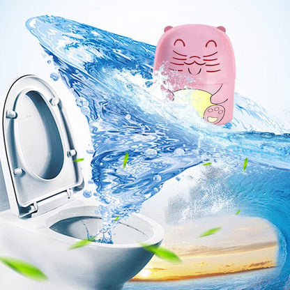 1. Cartoon Cat Toilet Brush – Practical Bathroom Cleaning Tool