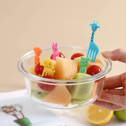 10Pcs Cartoon Fork Set