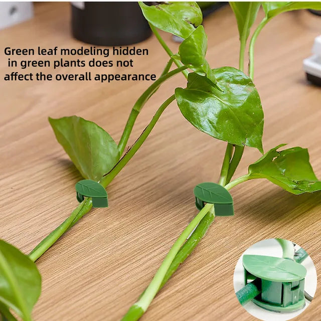 10pc Leaf Shape Plant Holder
