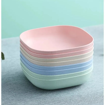 5 Piece Microwaveable Snack & Dessert Plate Set