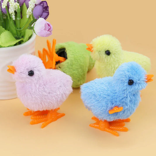 Wind-up clockwork Toy plush chicken