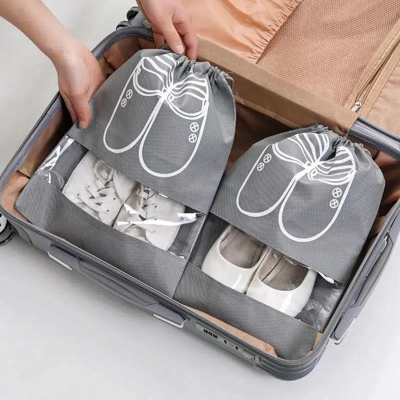1Pcs Printed Shoe Pouch, Storage Bag 