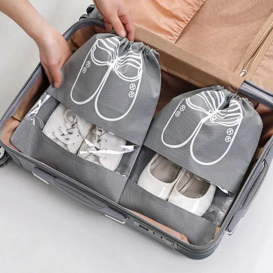 1Pcs Printed Shoe Pouch, Storage Bag 