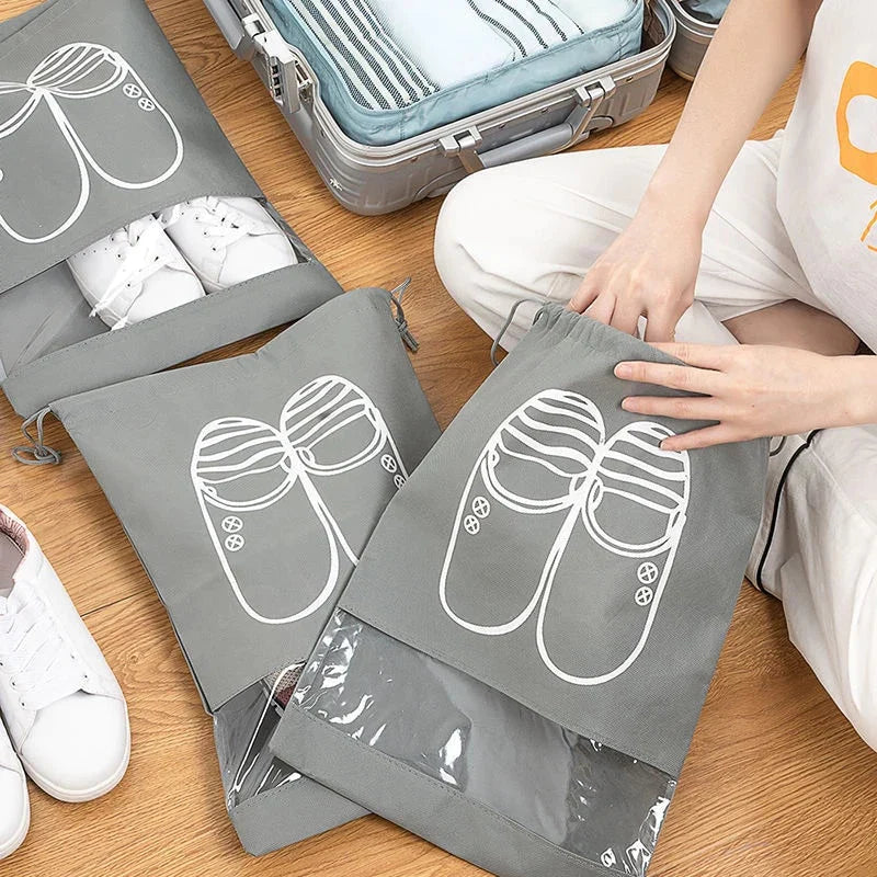 1Pcs Printed Shoe Pouch, Stoarge Bag 
