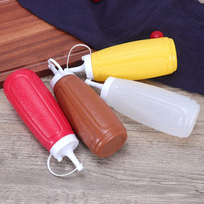 1 Pcs Plastic Ketchup Dressing Bottle