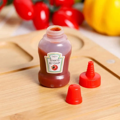 2Pcs Mini Sauce Bottles, Kitchen Accessories 