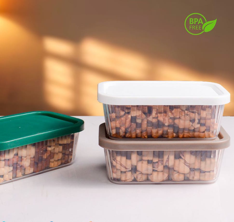 2 Pcs 350mlCrinkleFoodContainers, Kitchen Accessories 