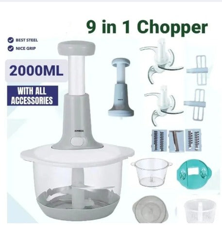 9 In 1 Food Processing Chopper