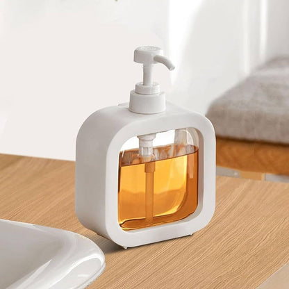 300ml square refillable liquid soap pump dispenser