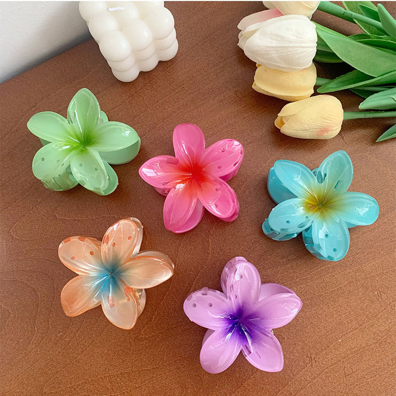 3Pcs Flower Hair Clips Cute Girls Hair Accessories, Health and Beauty 