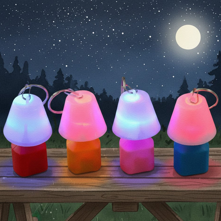 3Pcs Lamp Keychain, Home and Living 