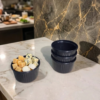 3PCS Premium Serving Bowl Set (Sauces & Ketchup)
