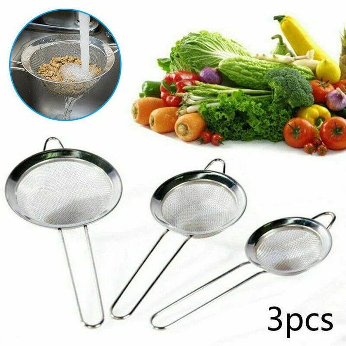 3Pcs Tea Strainer