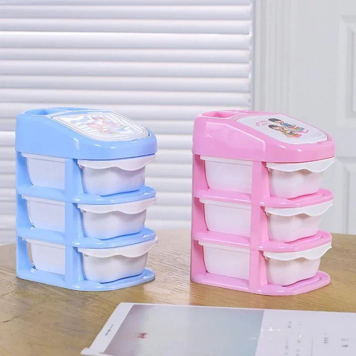 3 Drawer Organizer, Cosmetic Organizer 