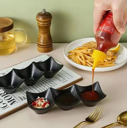 Triple Bowl Dipping Set